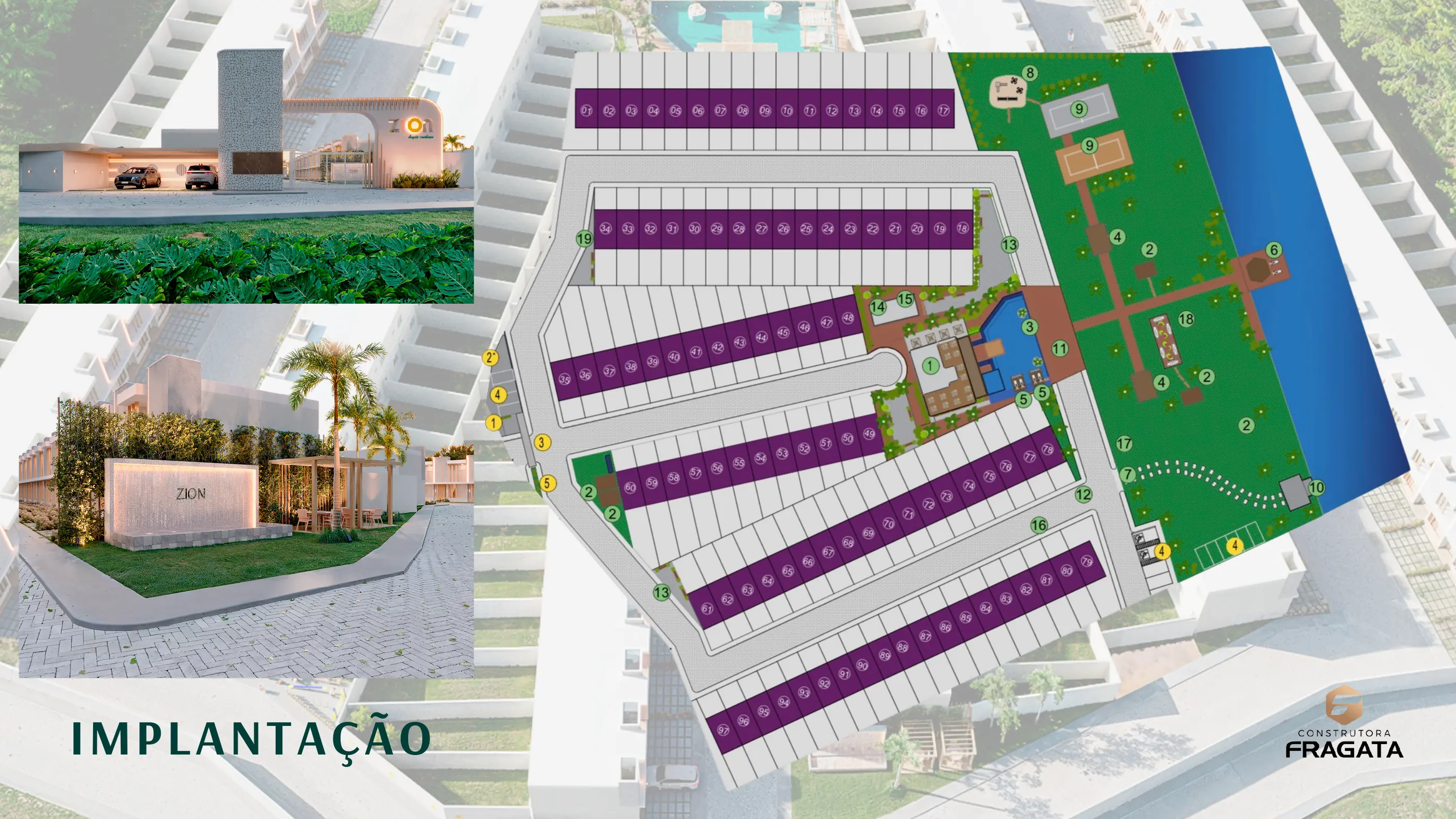 Implantação geral do Zion Lençóis